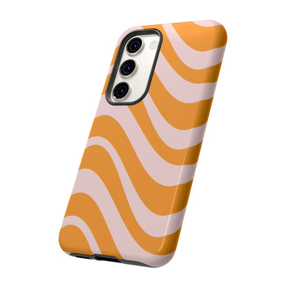 Retro Wavy Stripe Samsung Case
