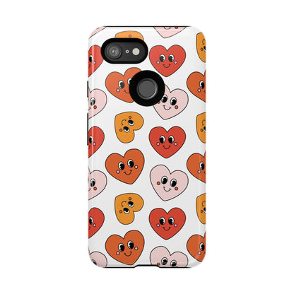 Smiley Heart Faces Google Pixel Case