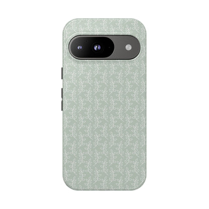 Minimal Leaf Print Google Pixel Case