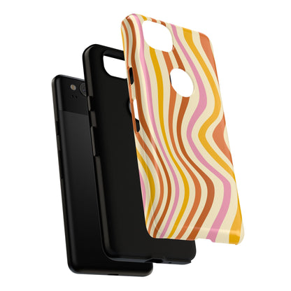 Retro Sunset Wave Google Pixel Case