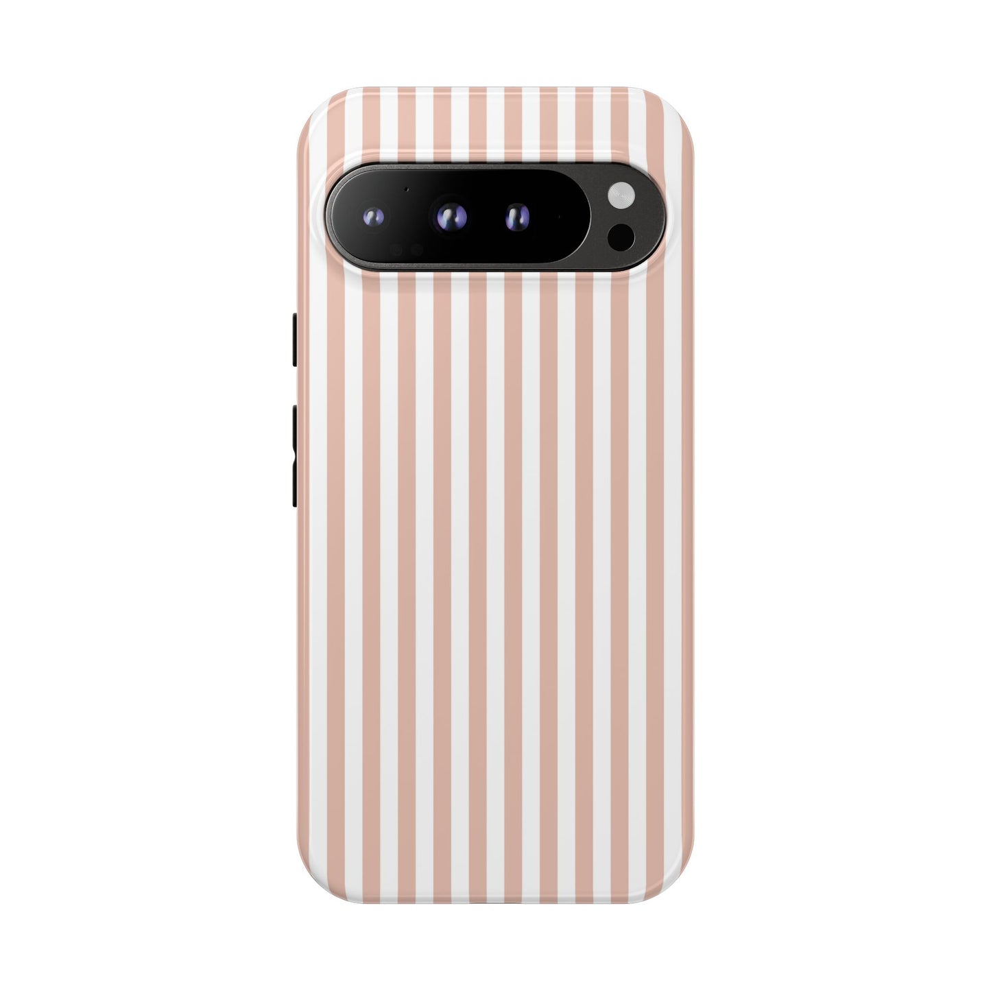 Blush & White Stripe Google Pixel Case