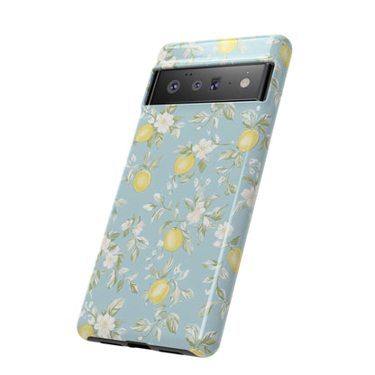 Lemon Blossom Blue Google Pixel Case