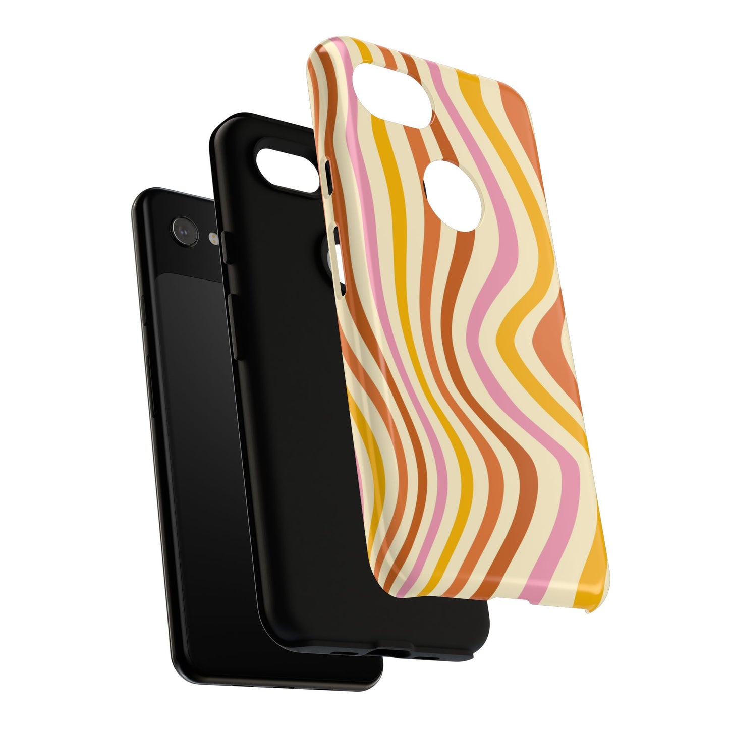 Retro Sunset Wave Google Pixel Case