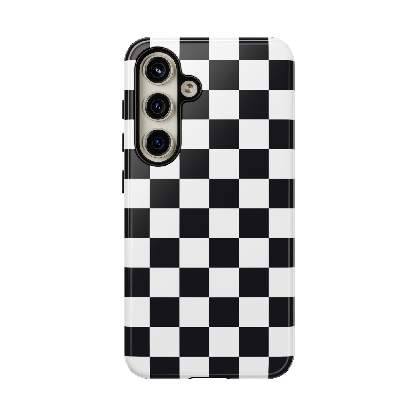 Black & White Checkerboard Samsung Case