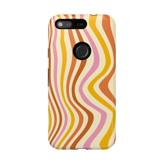 Retro Sunset Wave Google Pixel Case