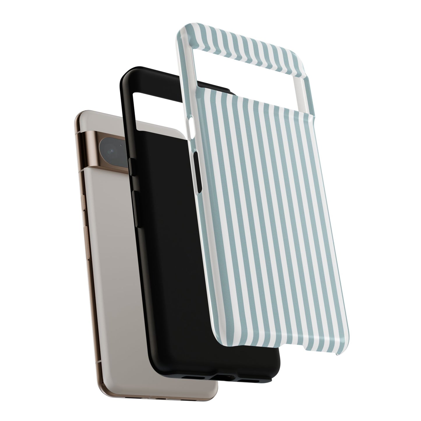 Blue & White Stripe Google Pixel Case