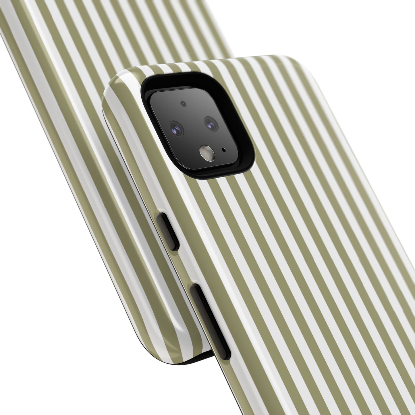 Sage & White Stripe Google Pixel Case