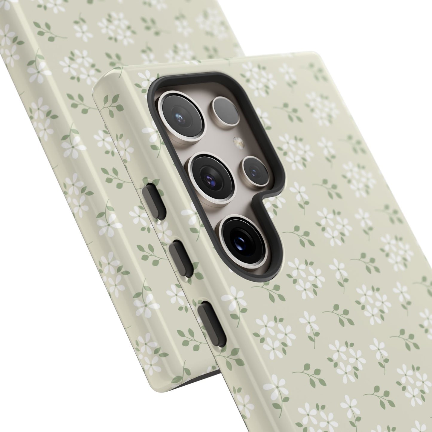 Beige Daisy Bloom Samsung Case