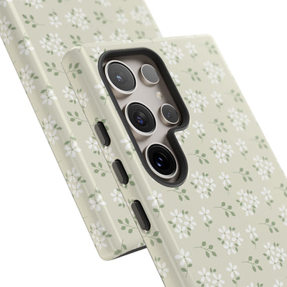 Beige Daisy Bloom Samsung Case