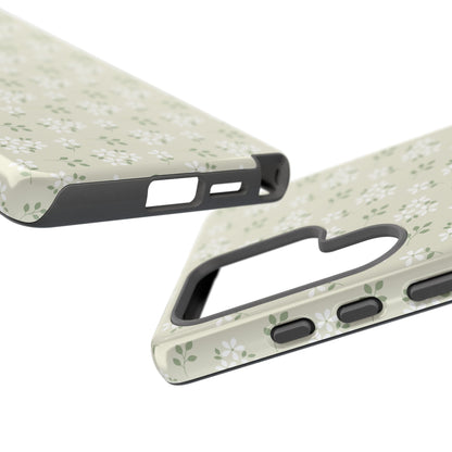 Beige Daisy Bloom Samsung Case