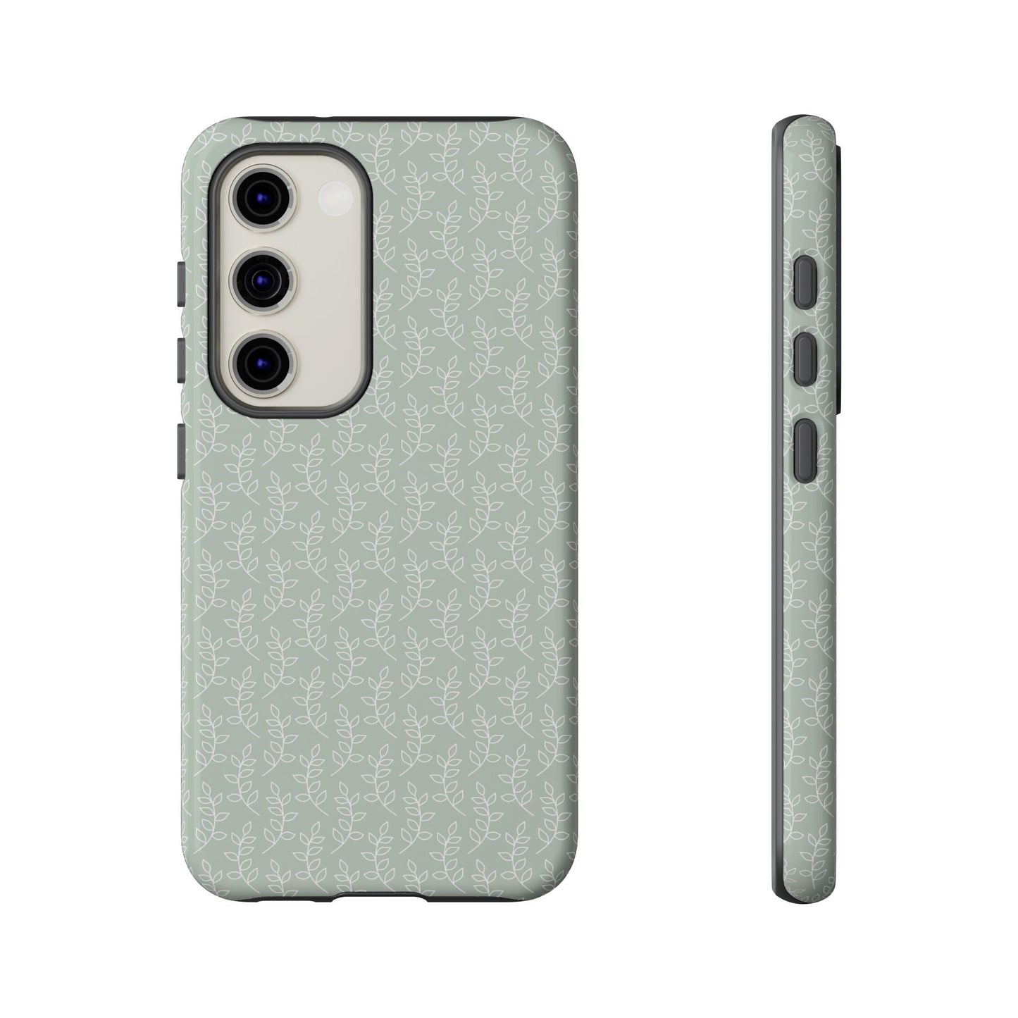 Minimal Leaf Print Samsung Case