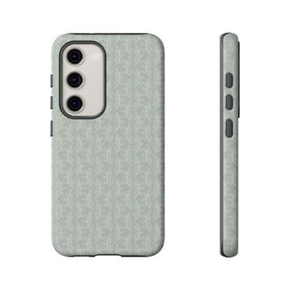 Minimal Leaf Print Samsung Case