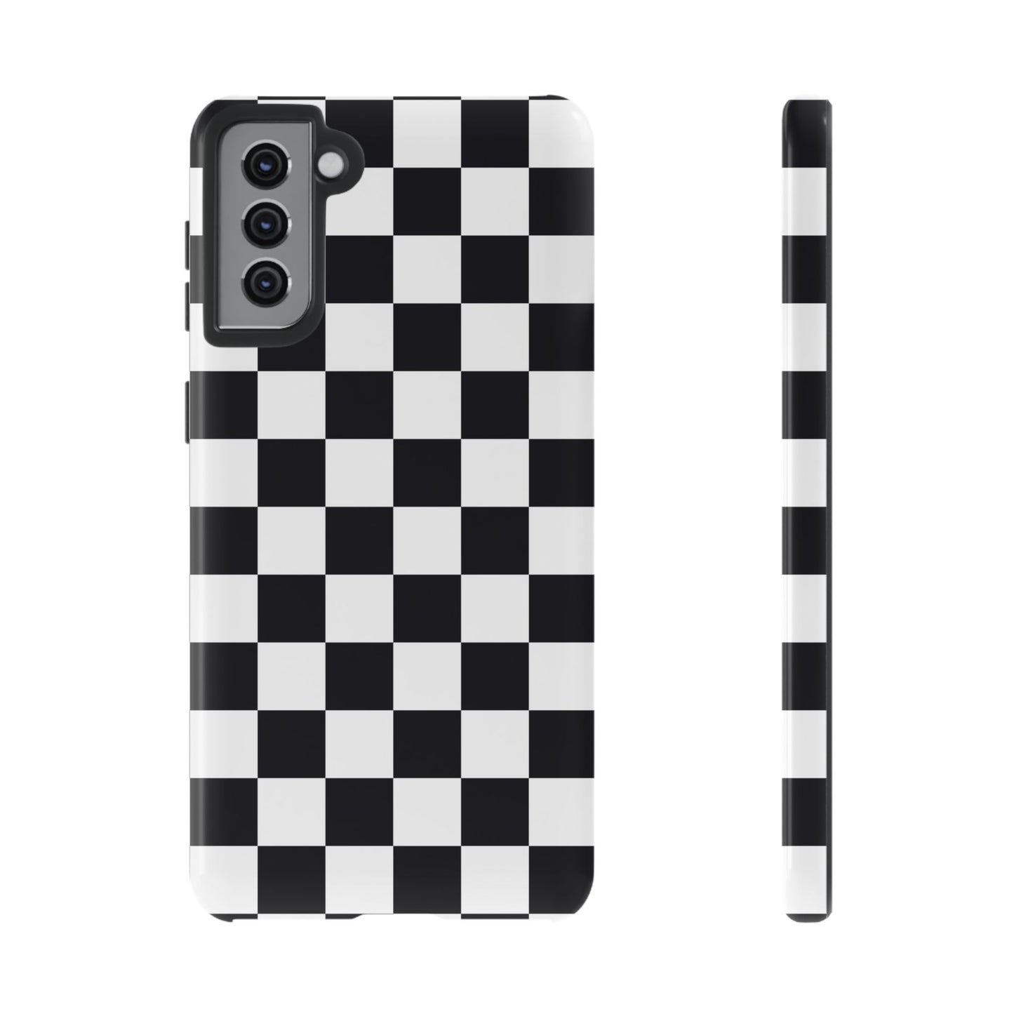 Black & White Checkerboard Samsung Case
