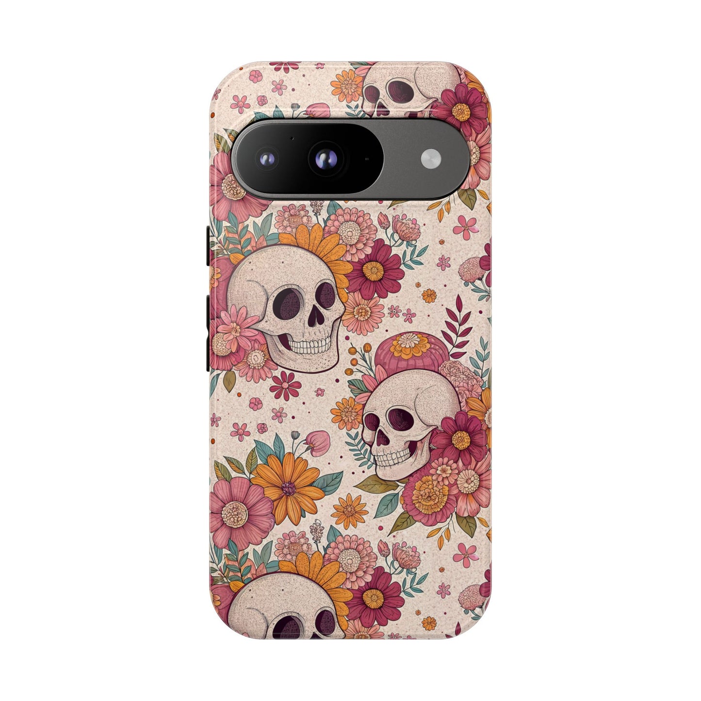 Floral Skull Google Pixel Case