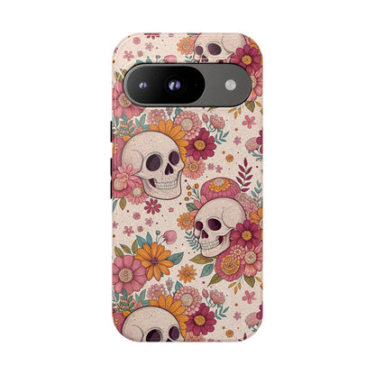 Floral Skull Google Pixel Case