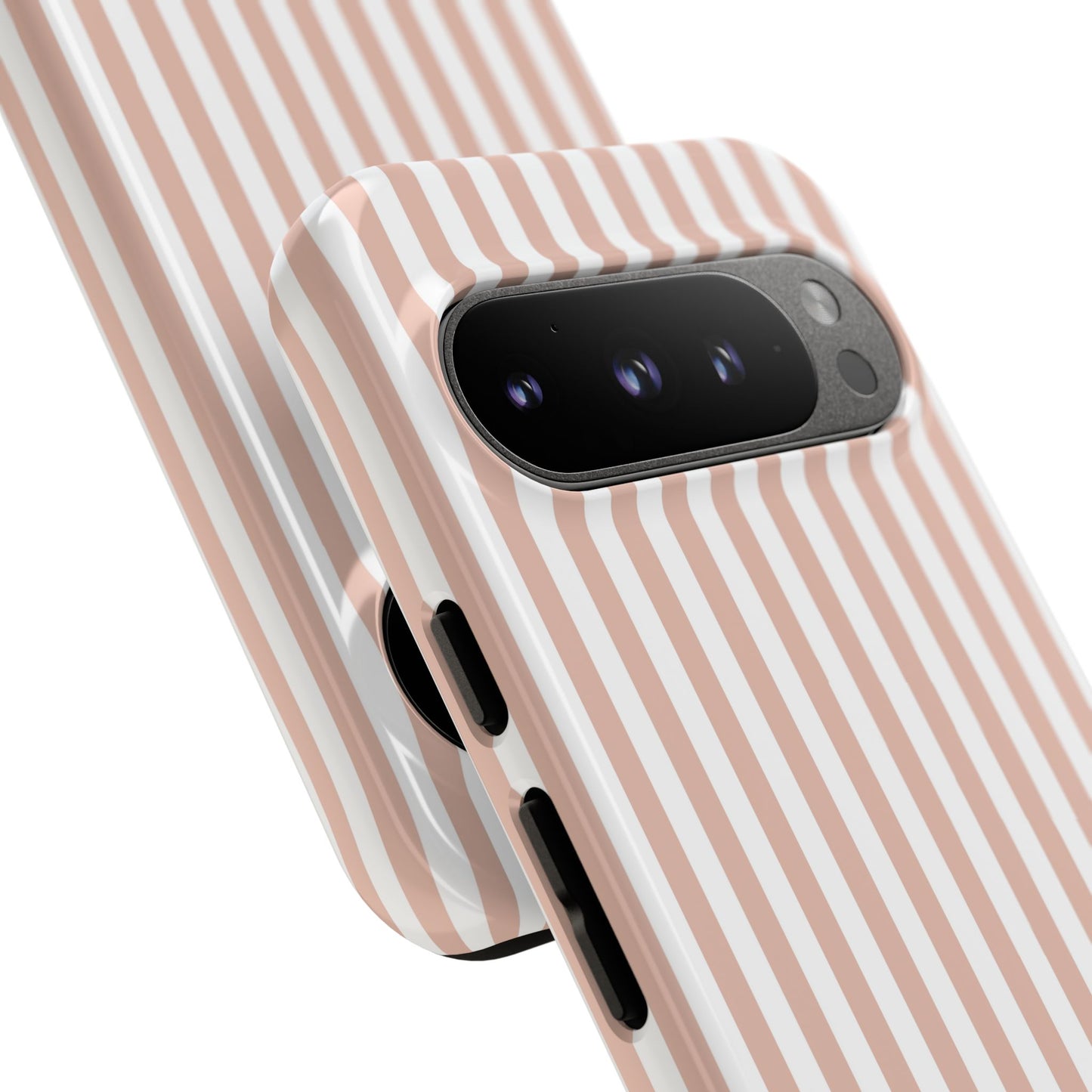 Blush & White Stripe Google Pixel Case