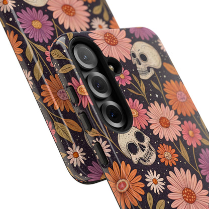Skulls & Fall Florals Samsung Case