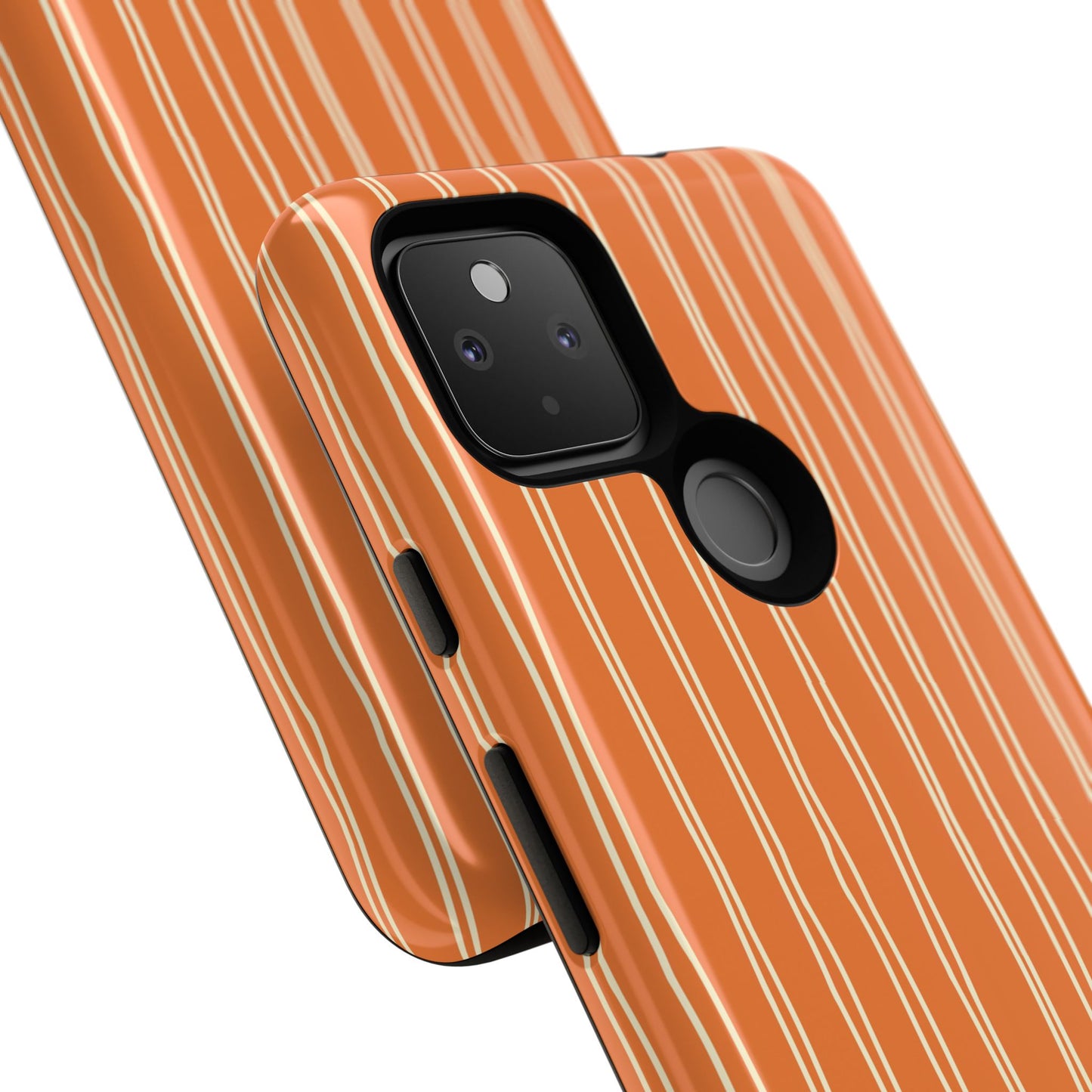 Orange Vertical Stripe Phone Google Pixel Case
