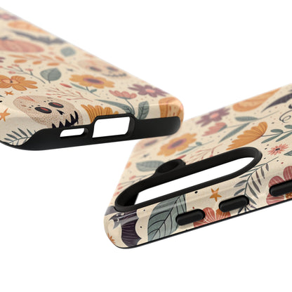 Halloween Skulls & Pumpkins Floral Samsung Case