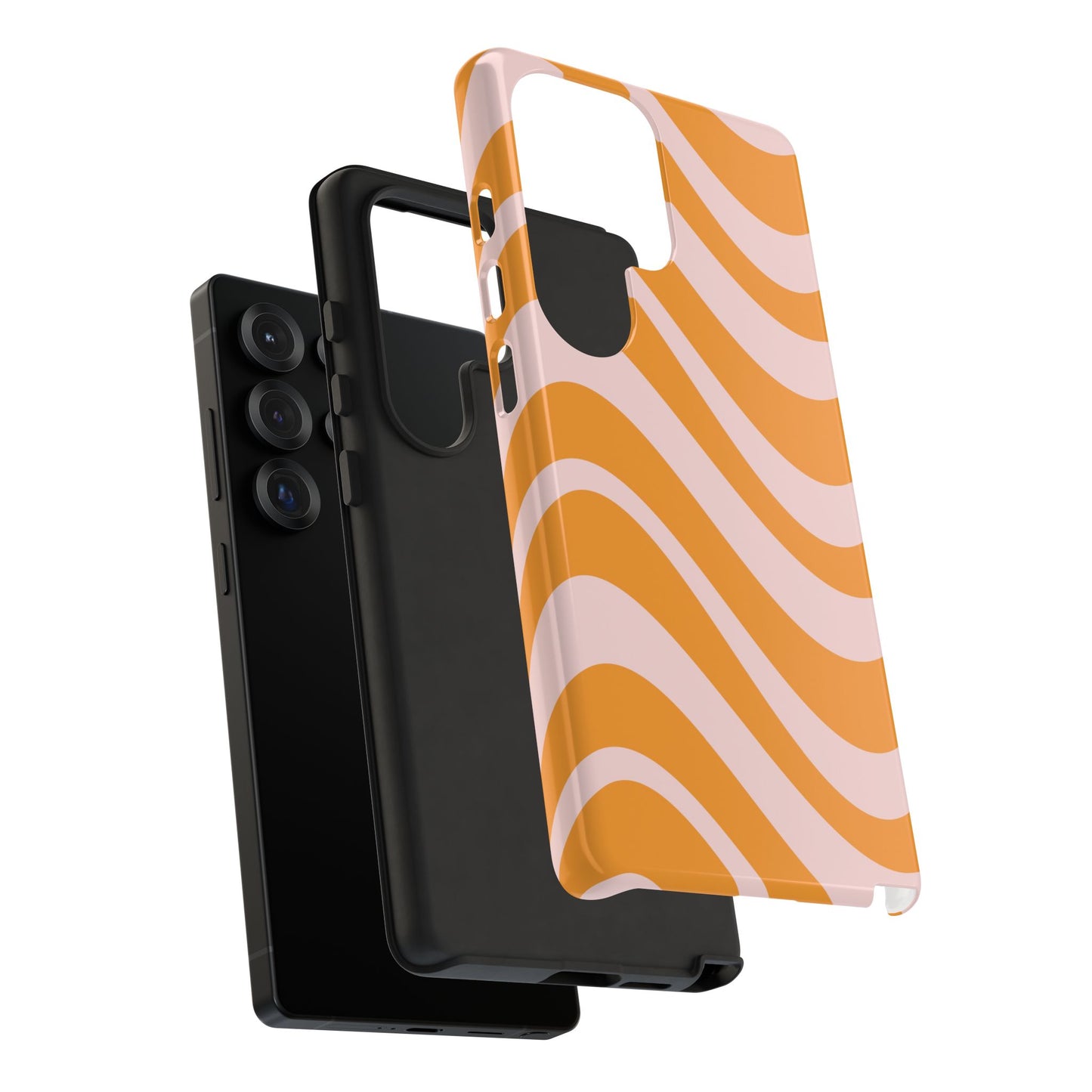 Retro Wavy Stripe Samsung Case