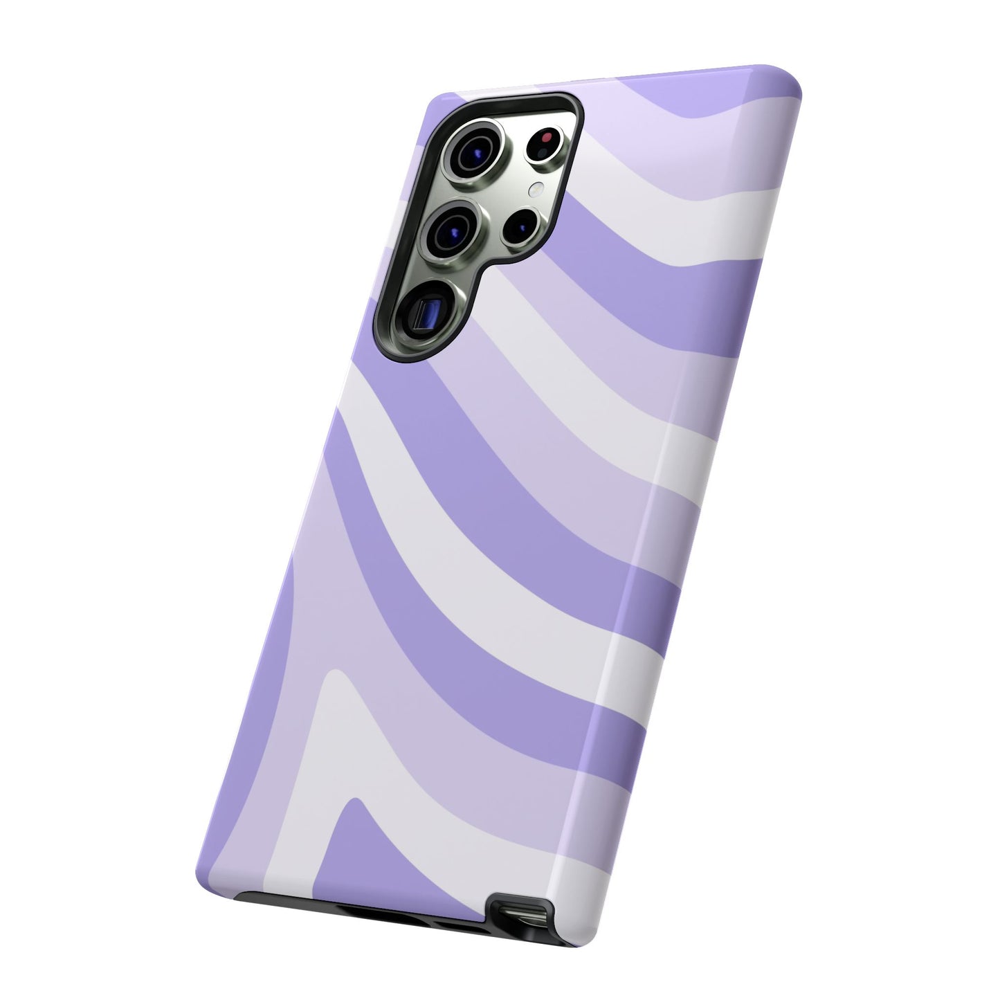Lavender Wave Abstract Samsung Case