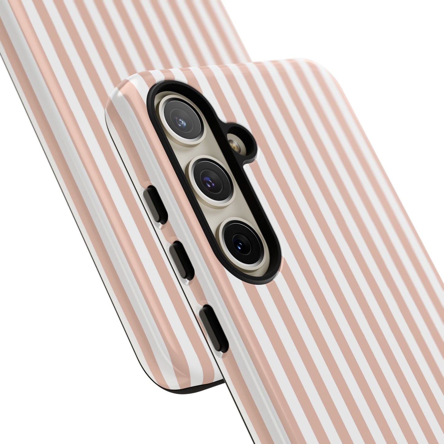 Blush & White Stripe Samsung Case