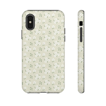 Beige Daisy Bloom iPhone Case