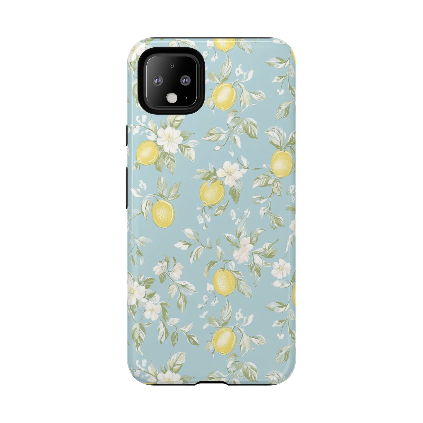 Lemon Blossom Blue Google Pixel Case