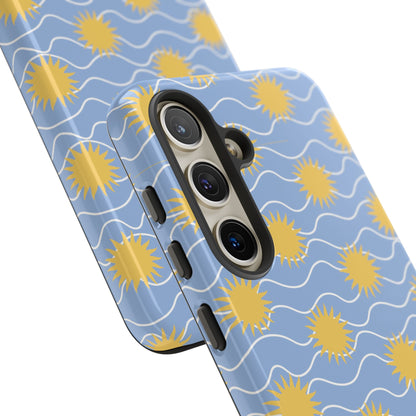 Sunny Waves Blue Samsung Case