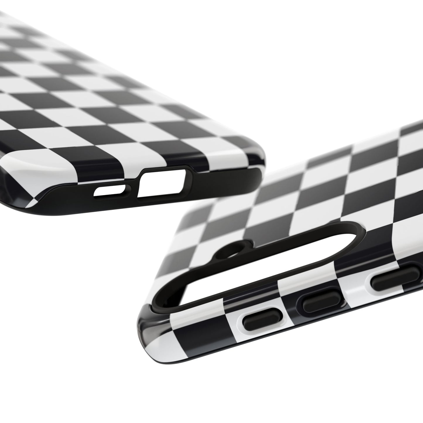 Black & White Checkerboard Samsung Case