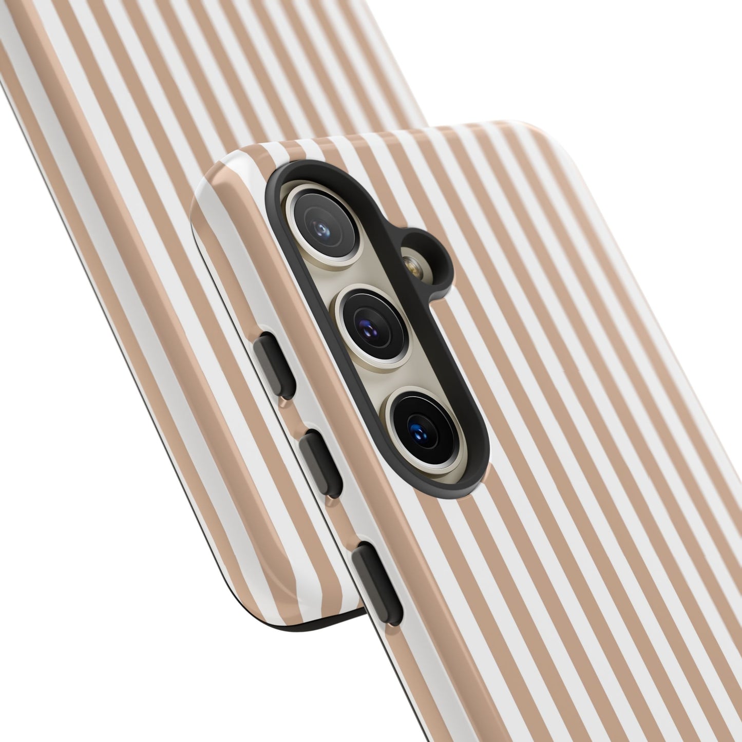 Tan & White Stripe Samsung Case