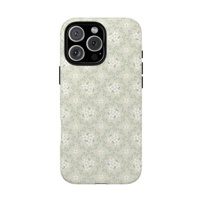 Vintage Daisy Wreath iPhone Case