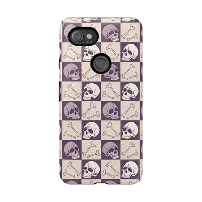 Skull & Bones Checkered Google Pixel Case