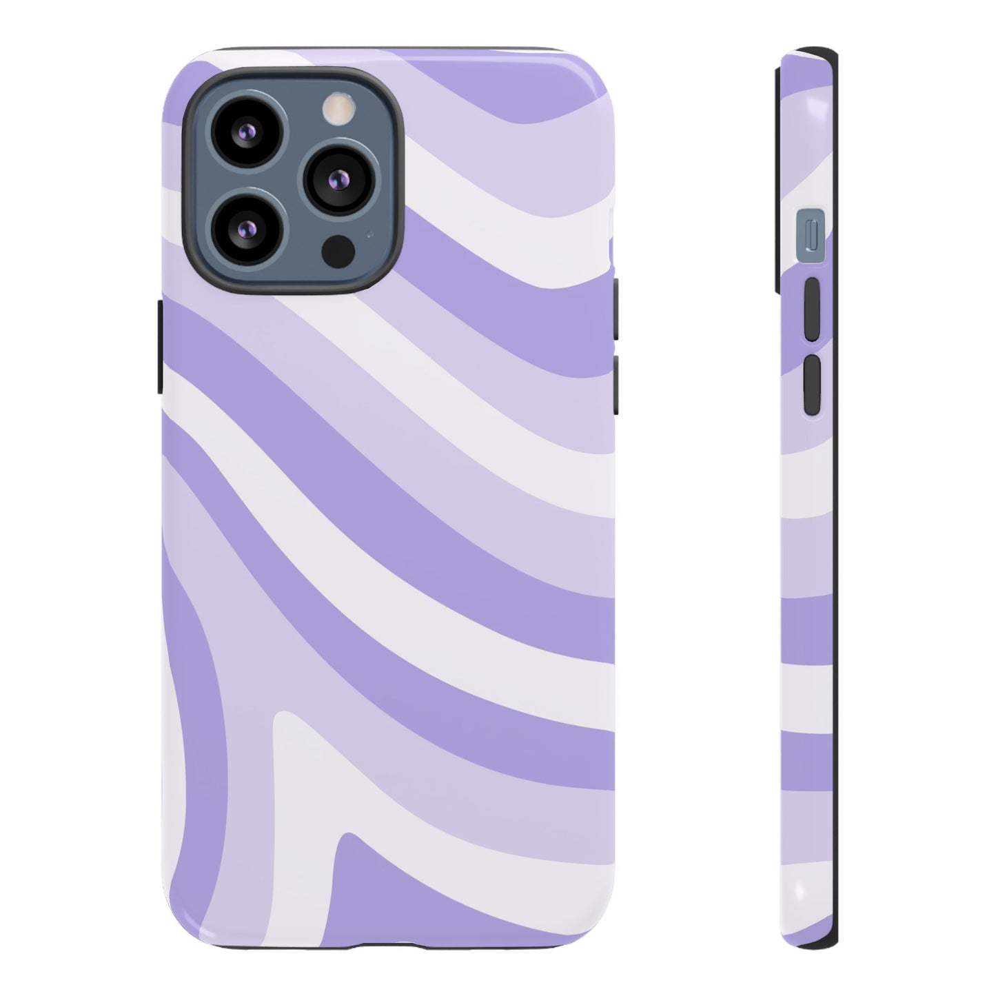 Lavender Wave Abstract iPhone Case