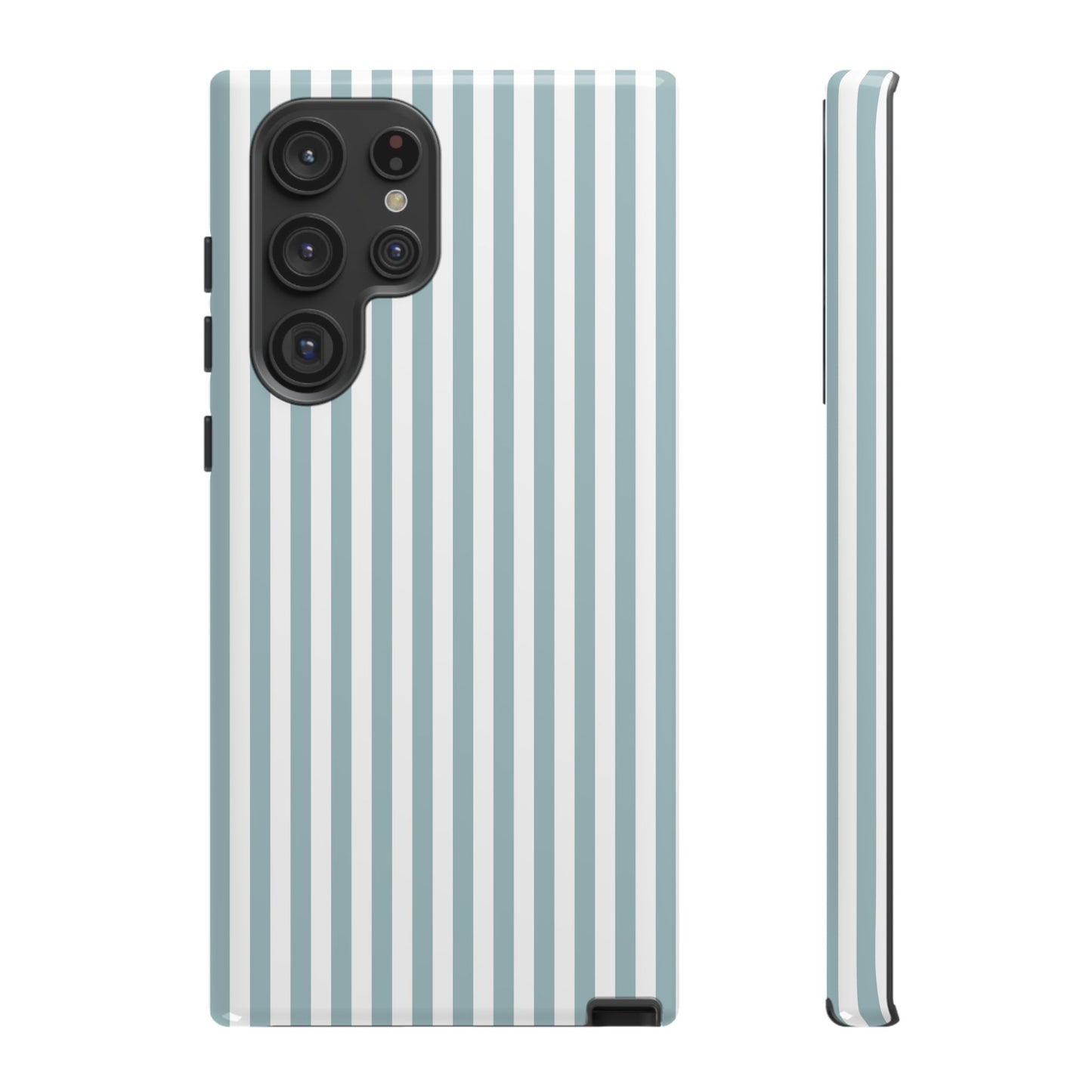 Blue & White Stripe Samsung Case