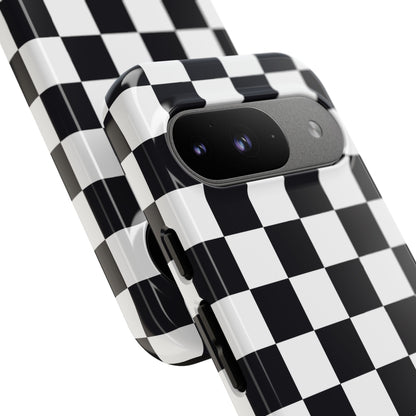 Black & White Checkerboard Google Pixel Case