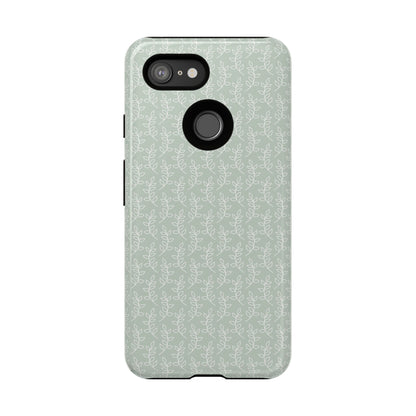 Minimal Leaf Print Google Pixel Case