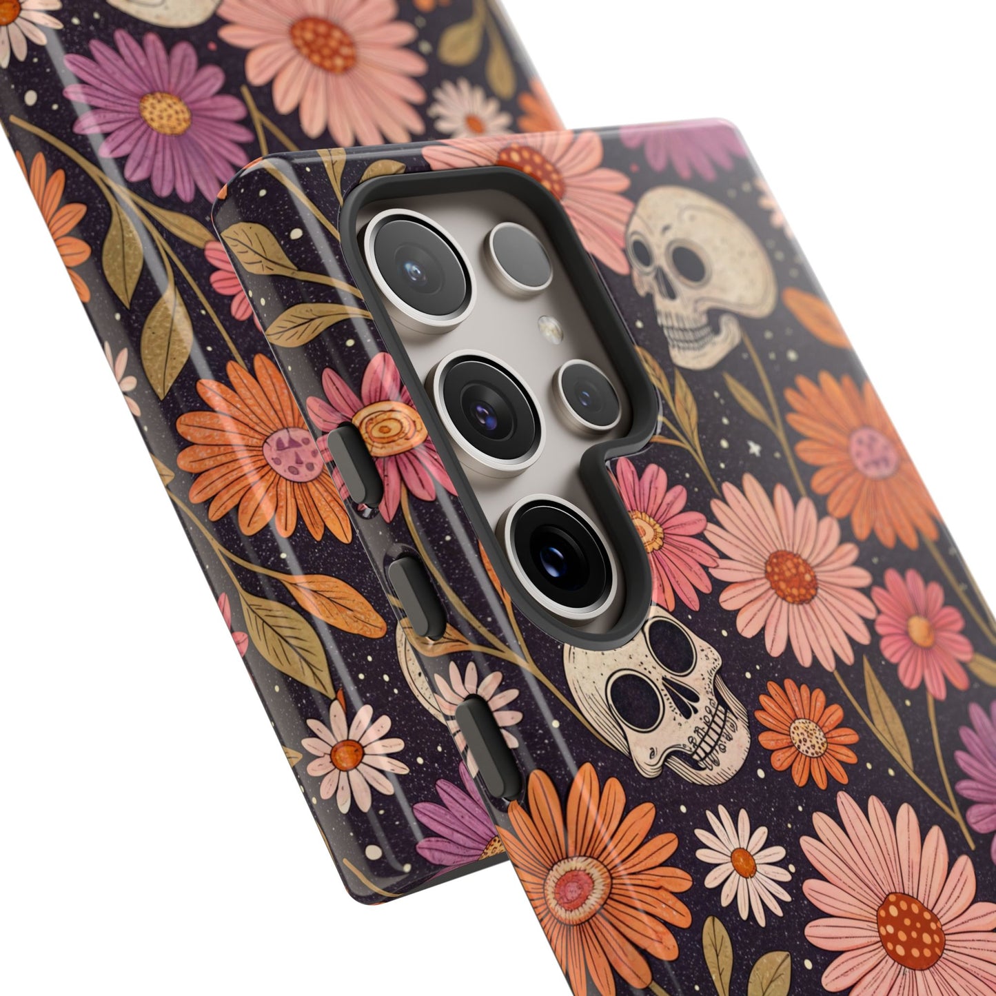 Skulls & Fall Florals Samsung Case