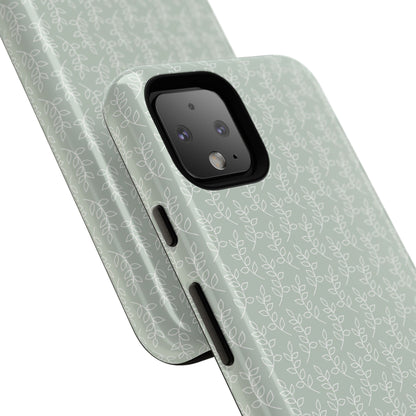 Minimal Leaf Print Google Pixel Case