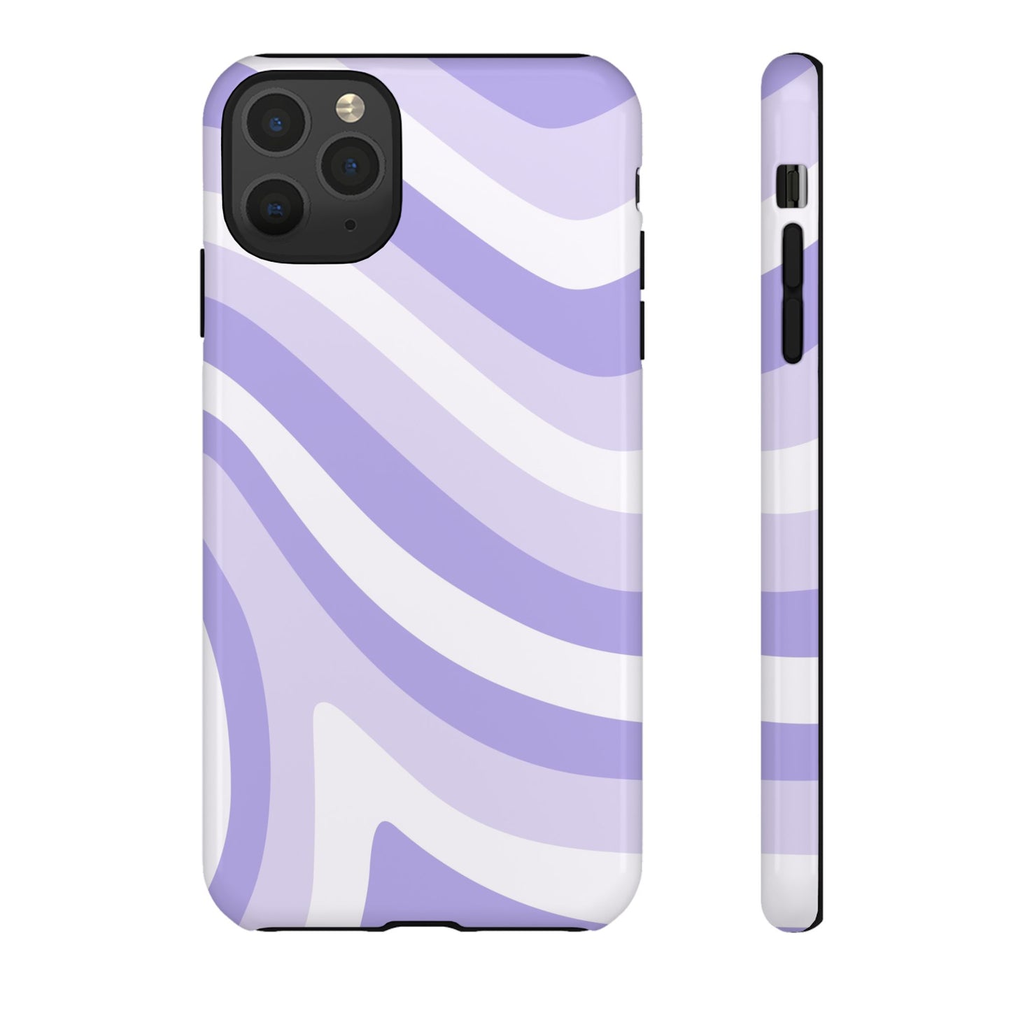 Lavender Wave Abstract iPhone Case