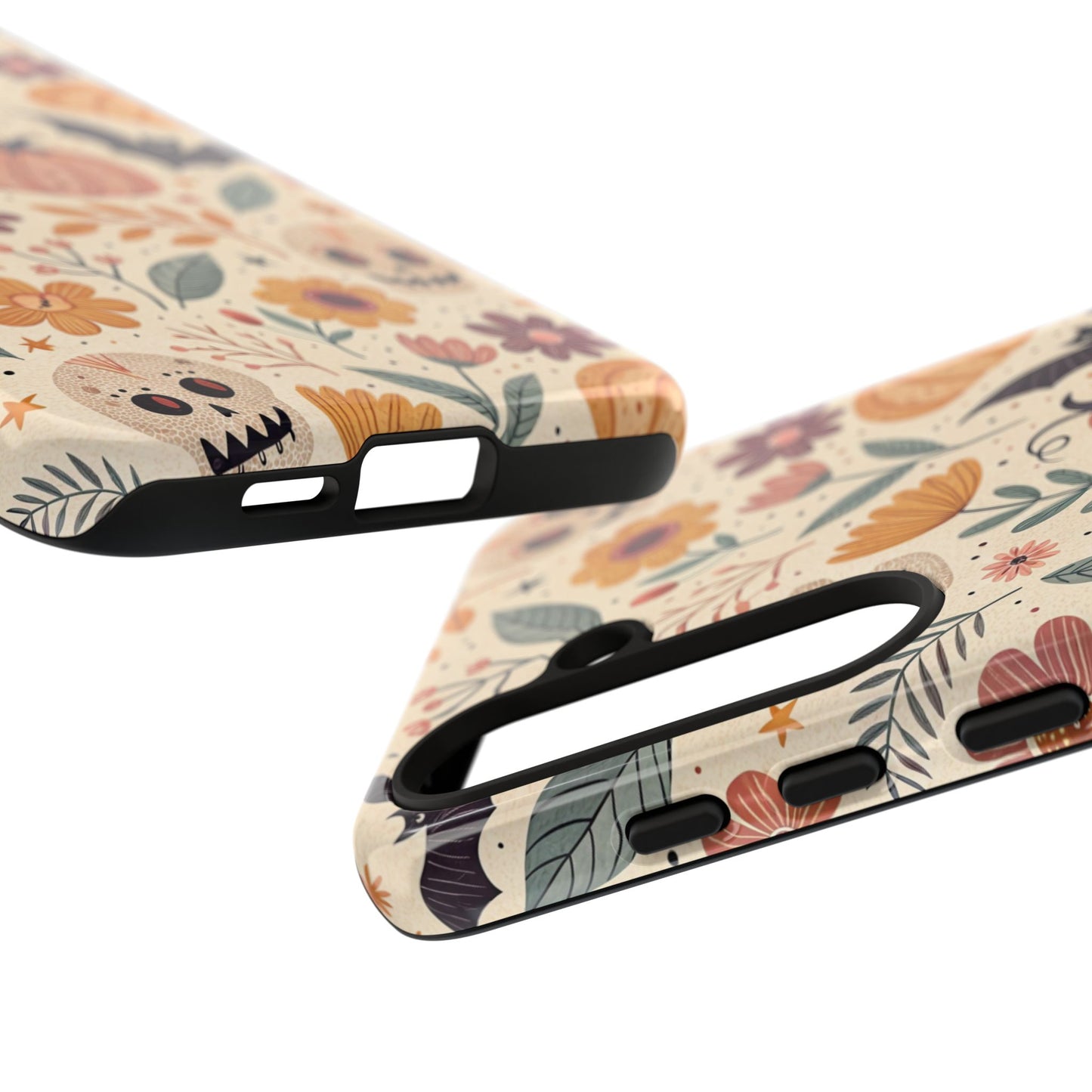 Halloween Skulls & Pumpkins Floral Samsung Case