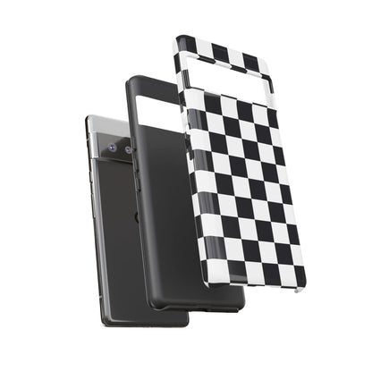 Black & White Checkerboard Google Pixel Case