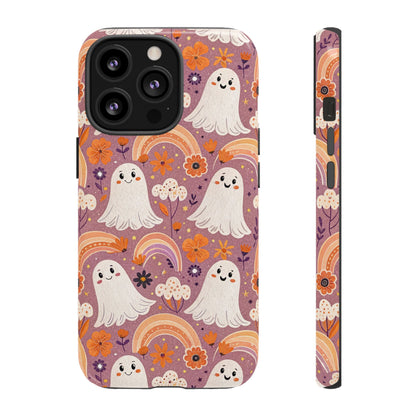 Pastel Halloween Ghost iPhone Case