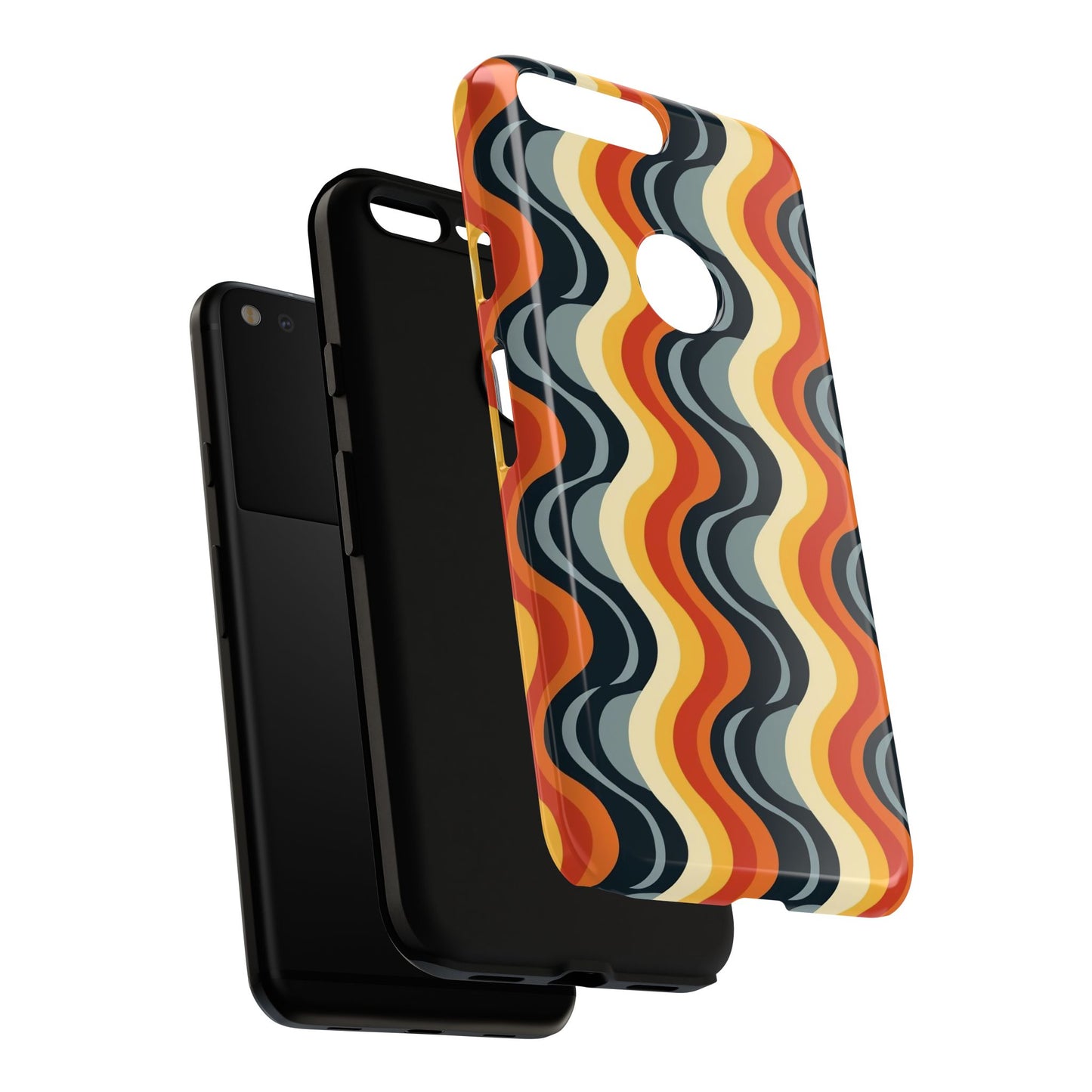Retro Wavy Stripe Google Pixel Case