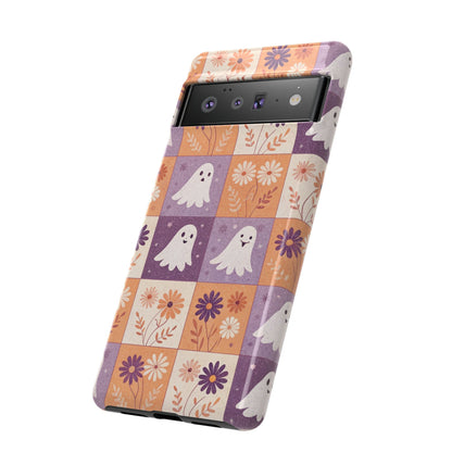 Ghost Floral Checkerboard Google Pixel Case