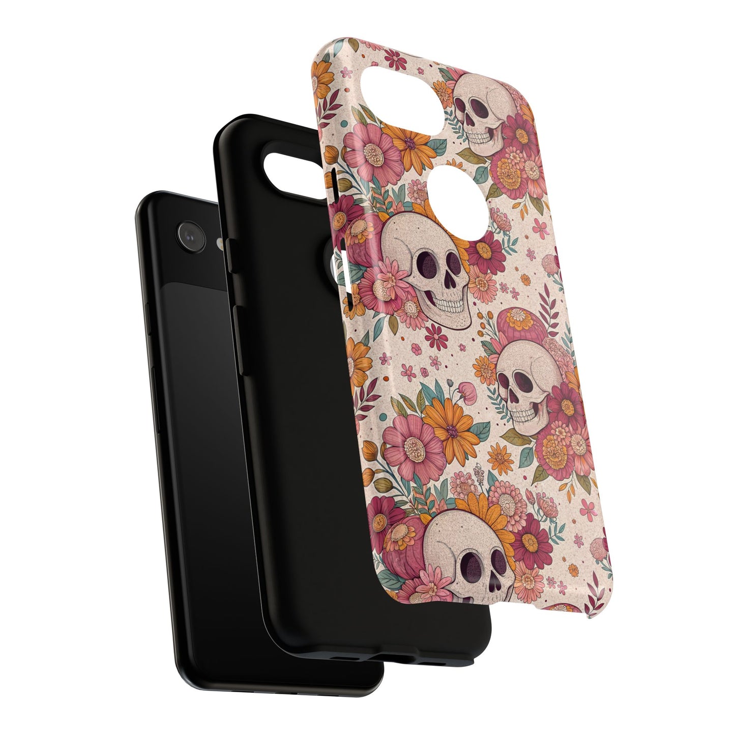 Floral Skull Google Pixel Case