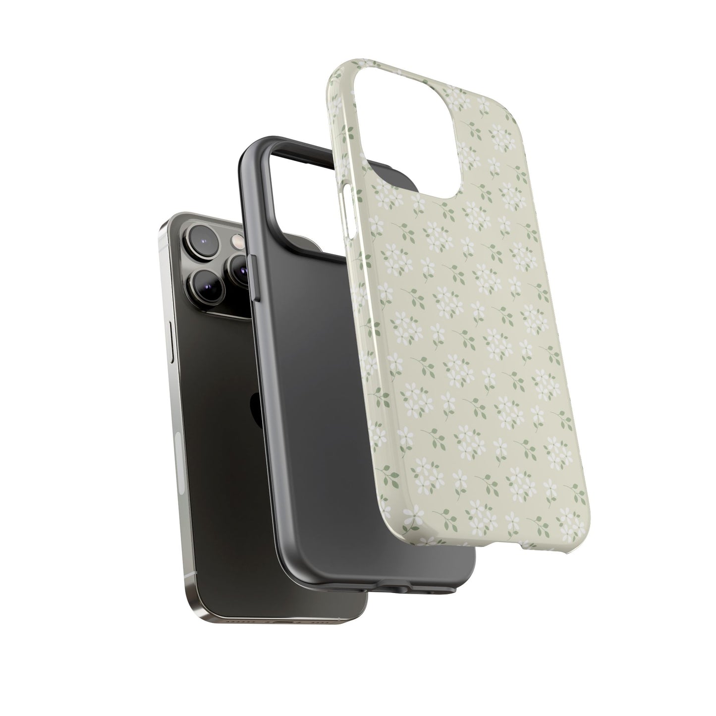 Beige Daisy Bloom iPhone Case
