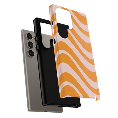 Retro Wavy Stripe Samsung Case
