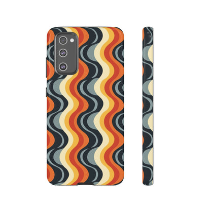 Retro Wavy Stripe Samsung Phone Case
