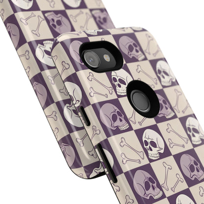 Skull & Bones Checkered Google Pixel Case